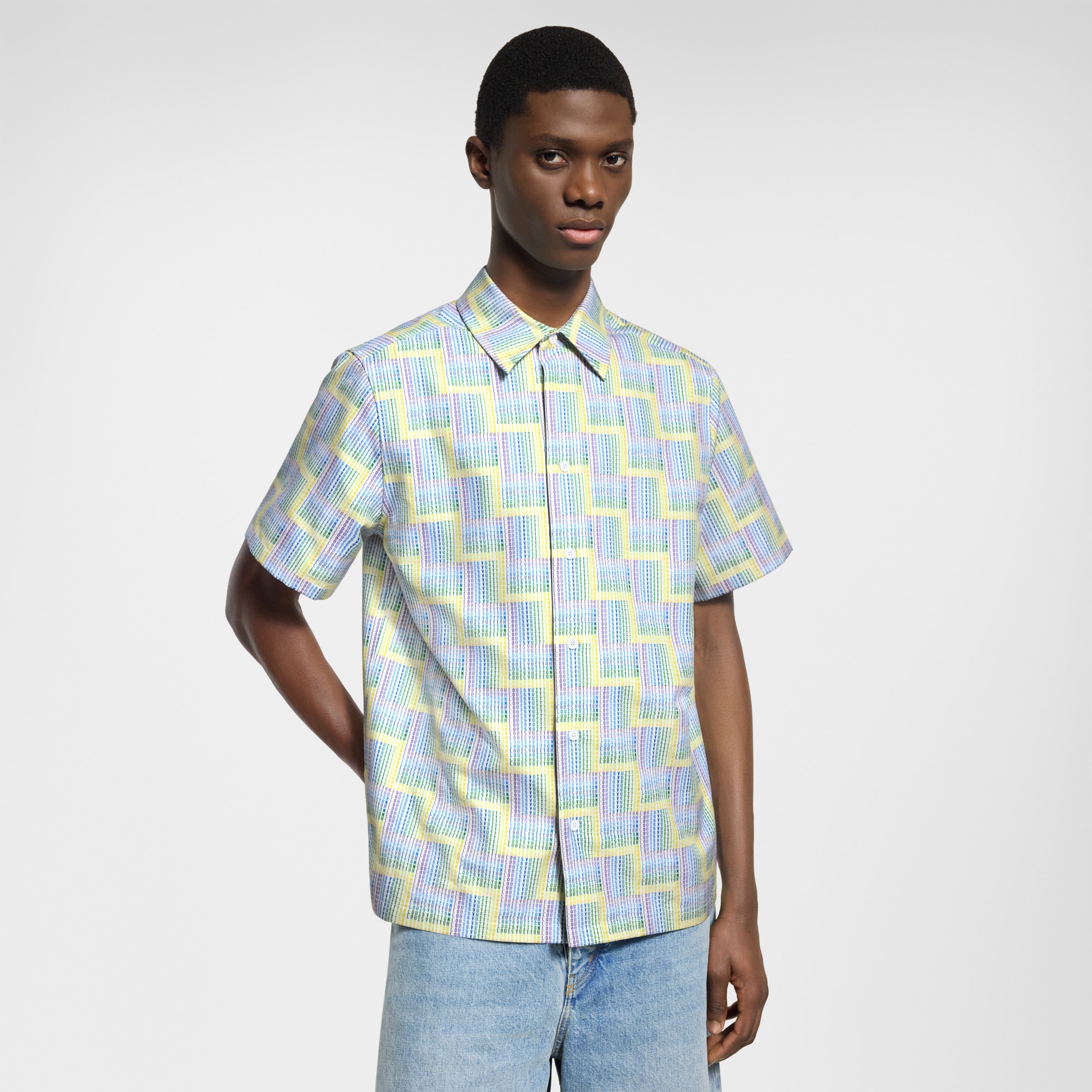  Ready to Wear Camisas Camisa de manga corta gráfica estampada | Louis Vuitton ® (Ampliar producto)