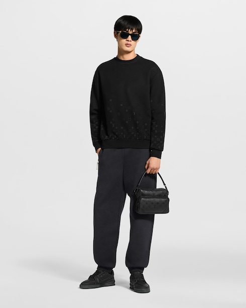 Ready-to-Wear Todas as Roupas Suéter de Manga Longa Degradê Flocada | Louis Vuitton ®