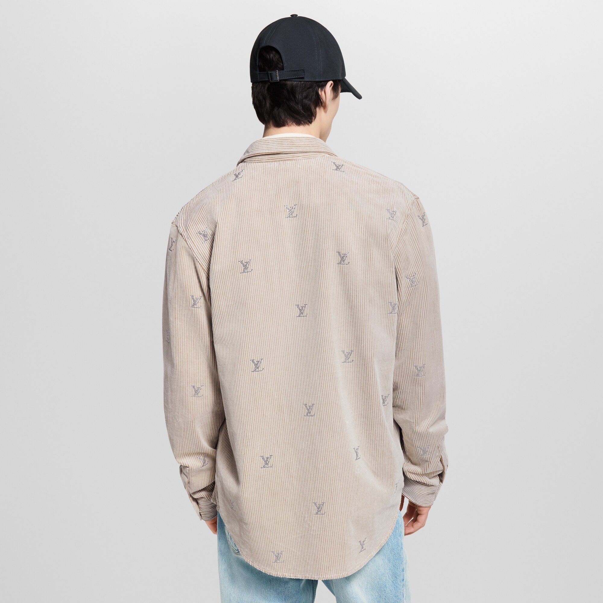  Ready to Wear Camisas Camisa de pana de manga larga LV Blason | Louis Vuitton ® (Ampliar producto)