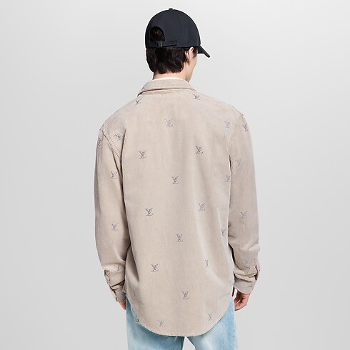 Ready to Wear Camisas Camisa de pana de manga larga LV Blason | Louis Vuitton ® (Ampliar producto)