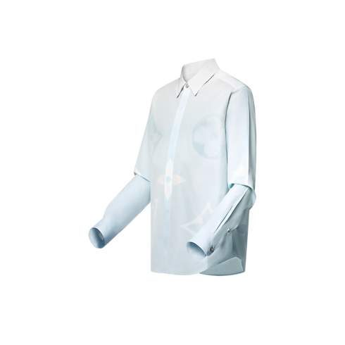 Ready to Wear Camisas Camisa de popelina de algodón de manga larga con Monograma impreso | Louis Vuitton ® (Ampliar producto)