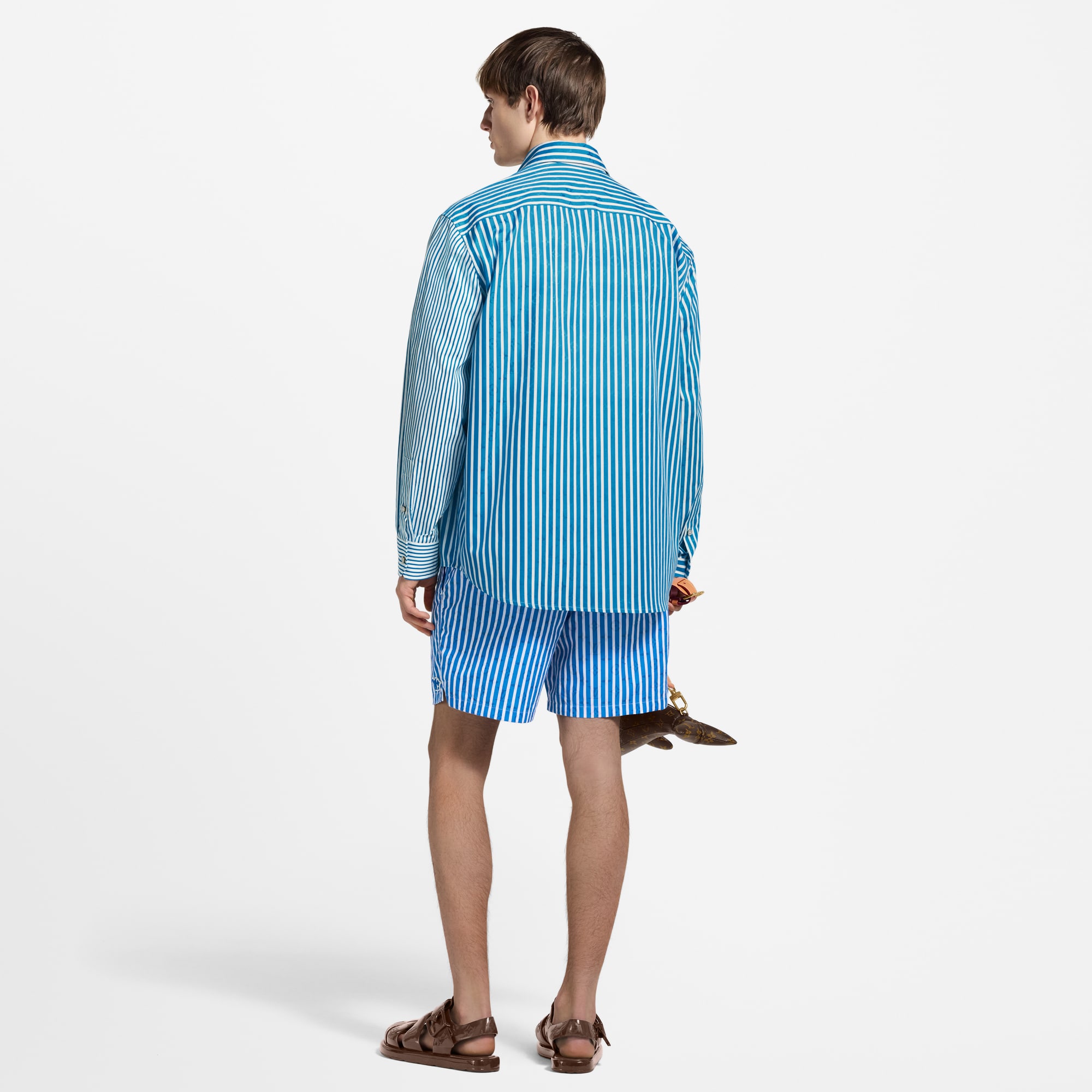  Ready to Wear Camisas Camisa de rayas con patchwork Monograma | Louis Vuitton ® (Ampliar producto)