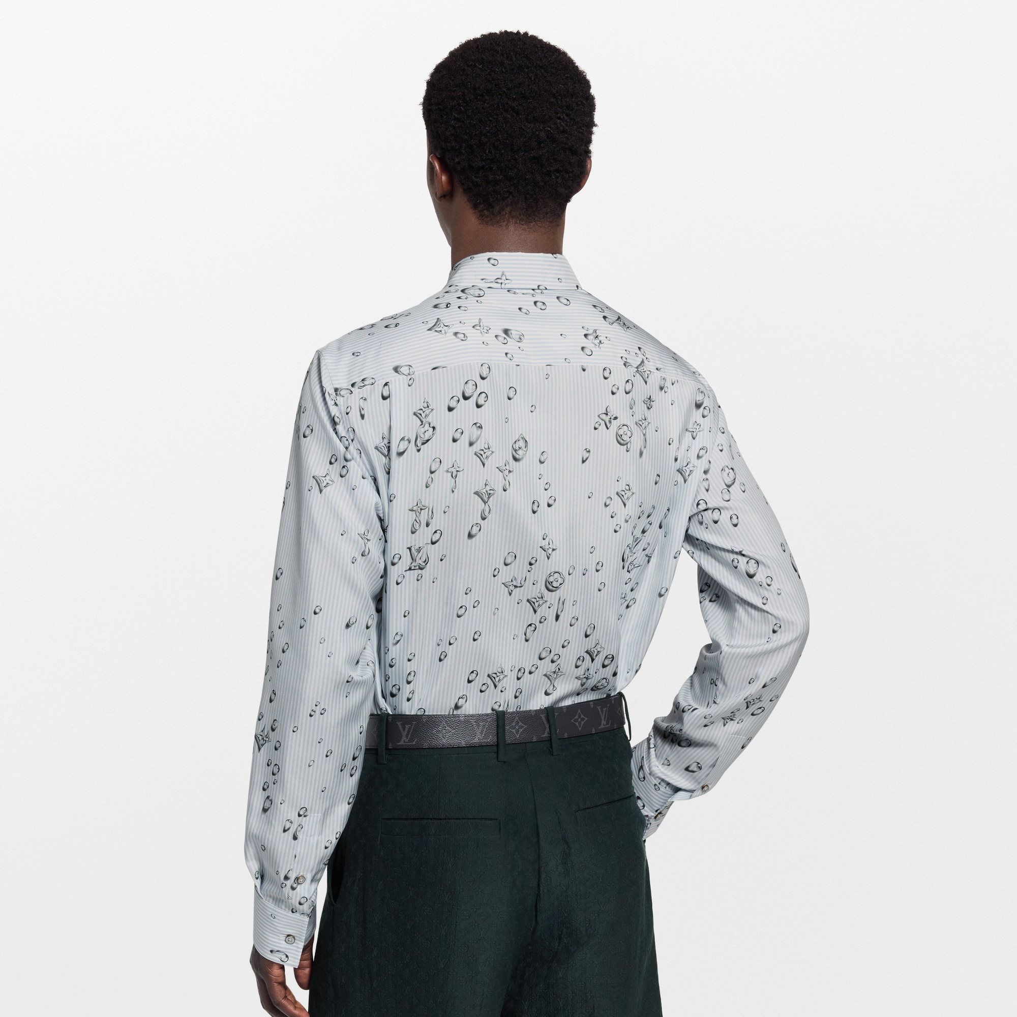  Ready to Wear Camisas Camisa de seda a rayas Monograma | Louis Vuitton ® (Ampliar producto)