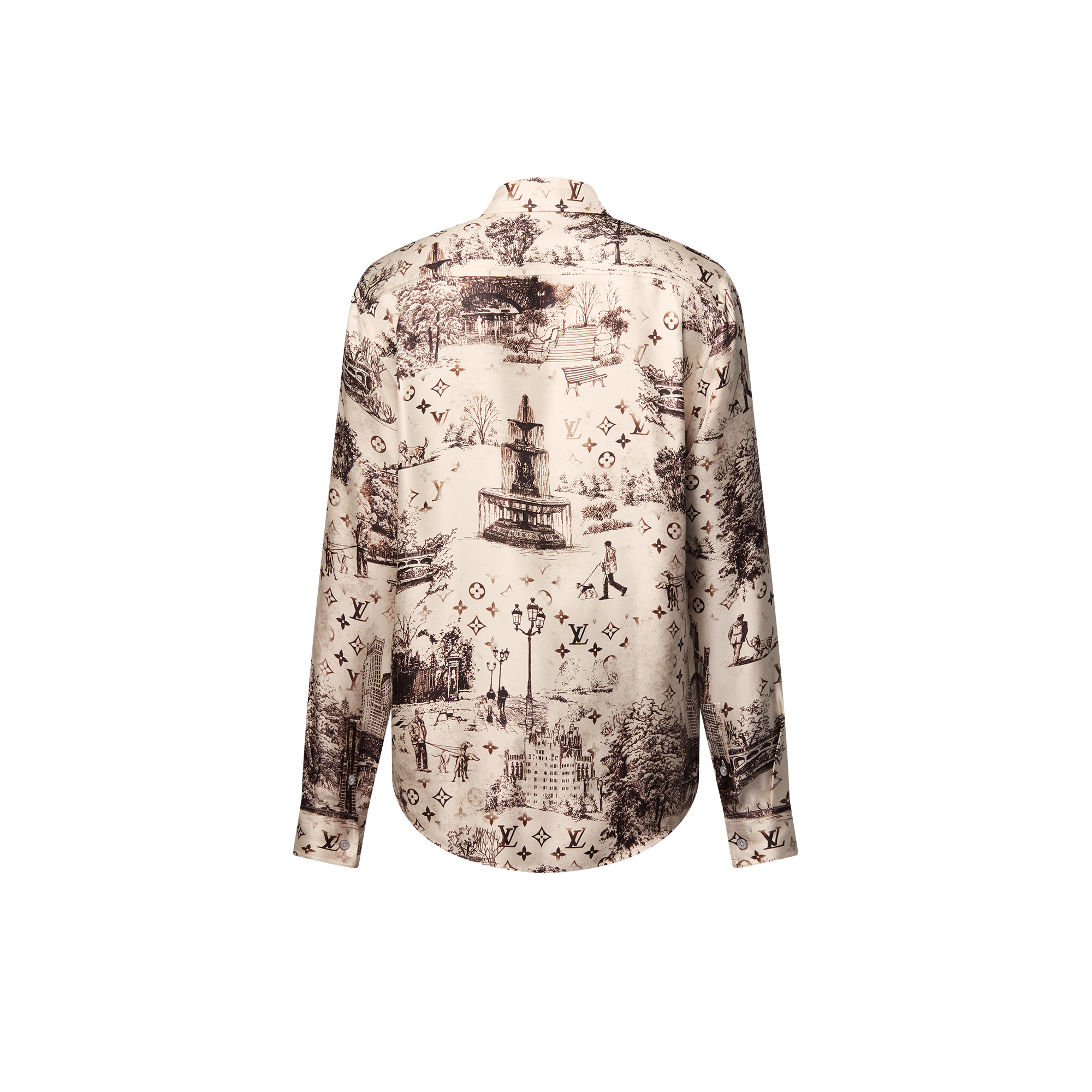  Ready to Wear Camisas Camisa de seda de manga larga | Louis Vuitton ® (Ampliar producto)