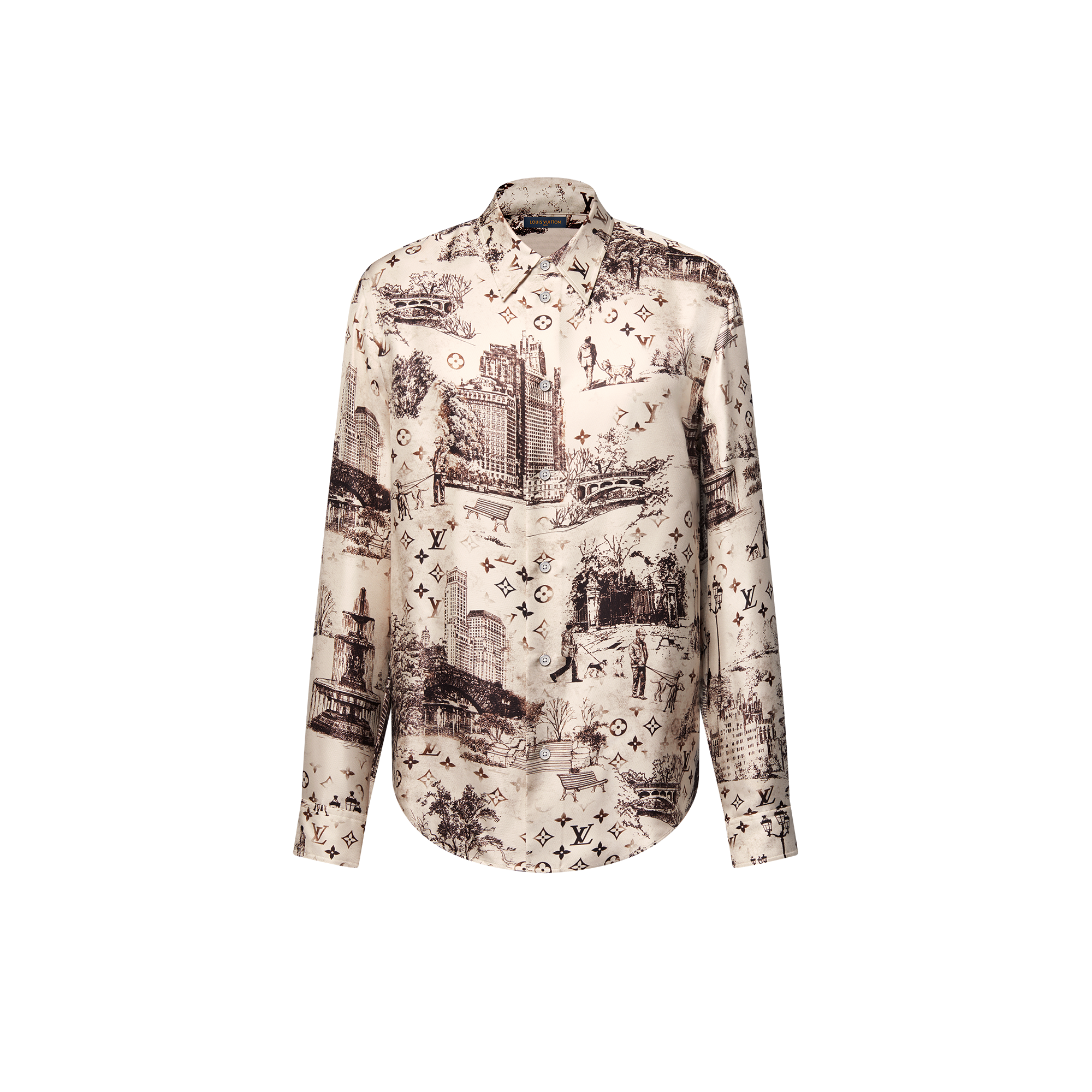  Ready to Wear Camisas Camisa de seda de manga larga | Louis Vuitton ® (Ampliar producto)