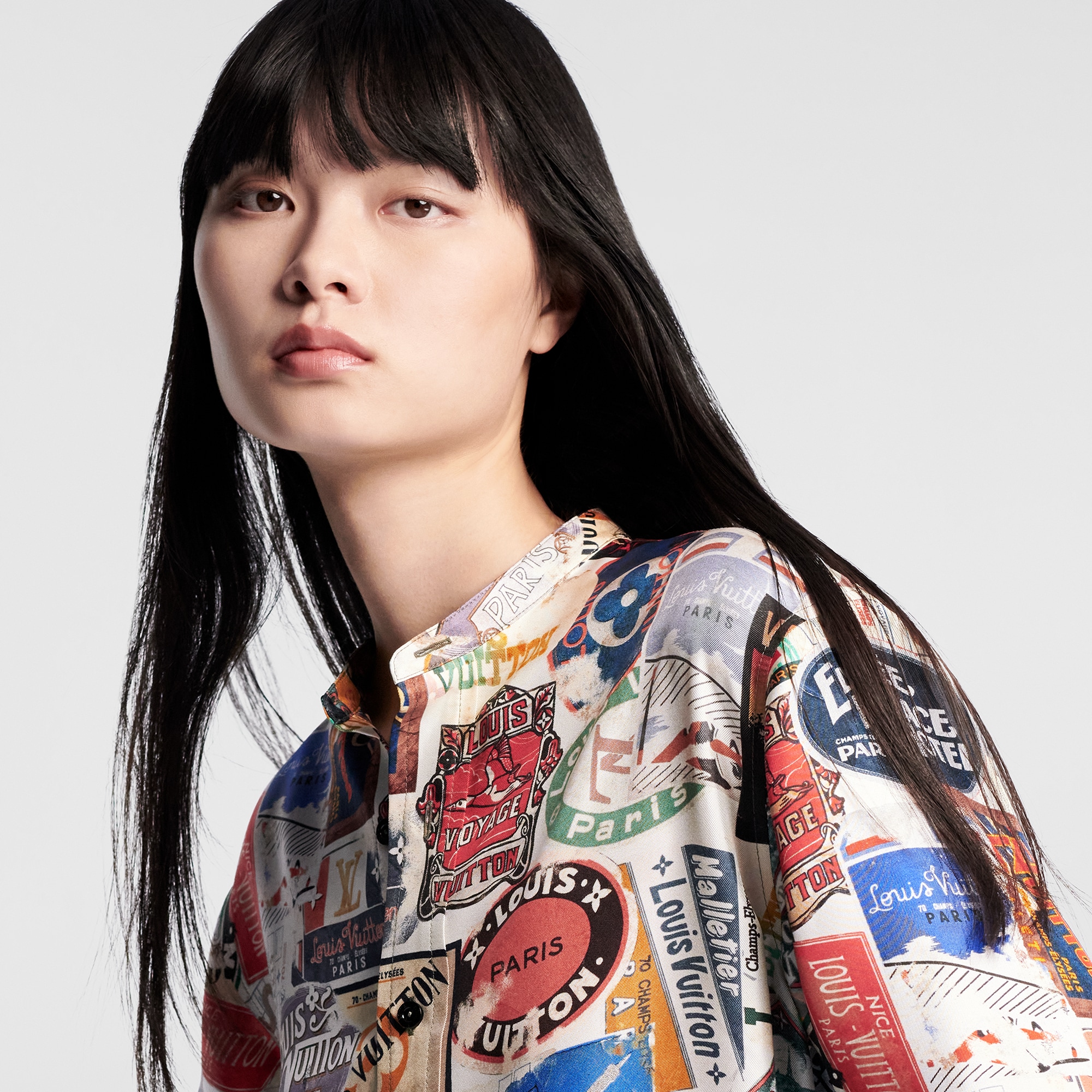  Ready to Wear Tops Camisa de seda Élysée Palace | Louis Vuitton ® (Ampliar producto)