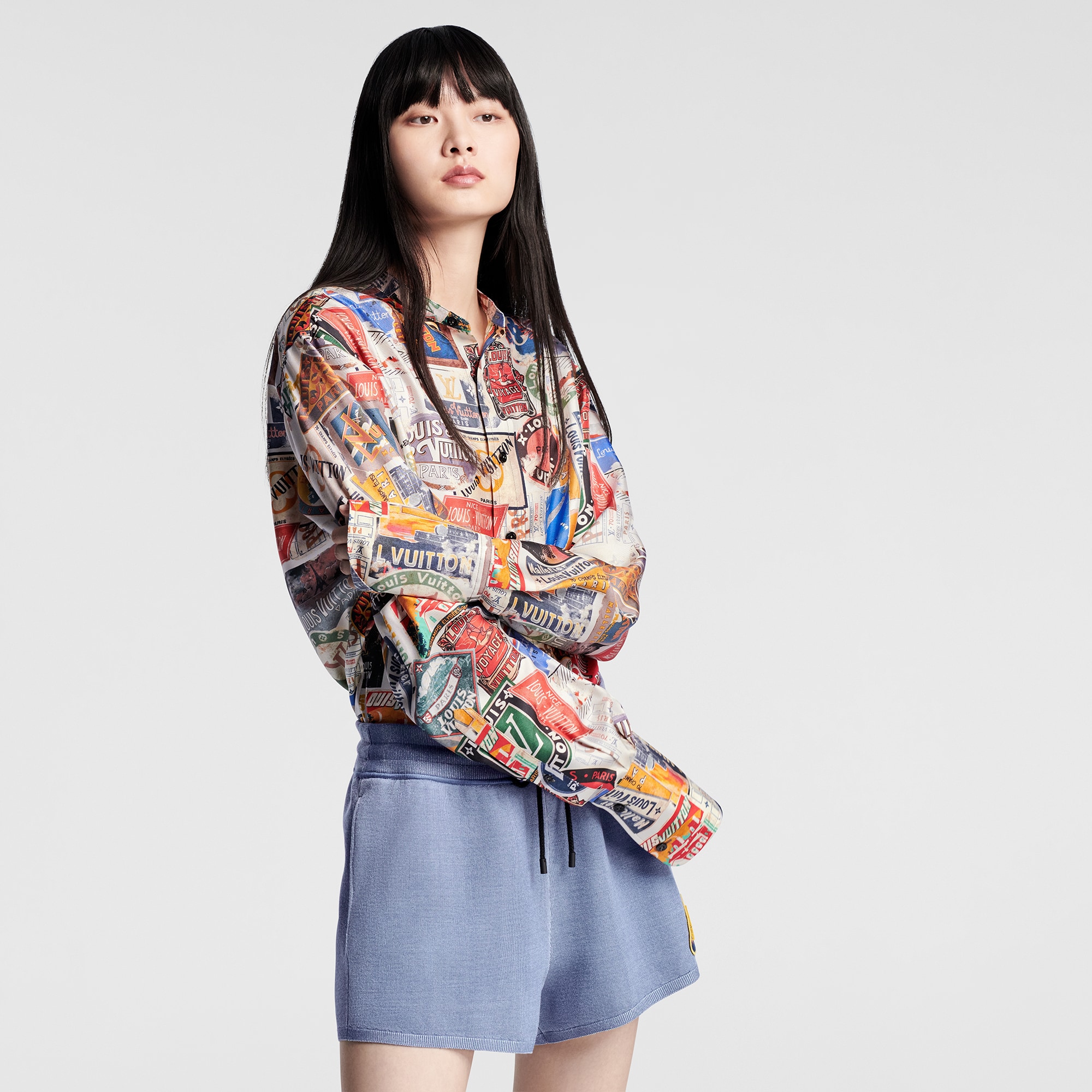  Ready to Wear Tops Camisa de seda Élysée Palace | Louis Vuitton ® (Ampliar producto)