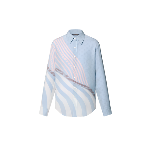 Ready to Wear Tops Camisa de seda estampada | Louis Vuitton ® (Ampliar producto)