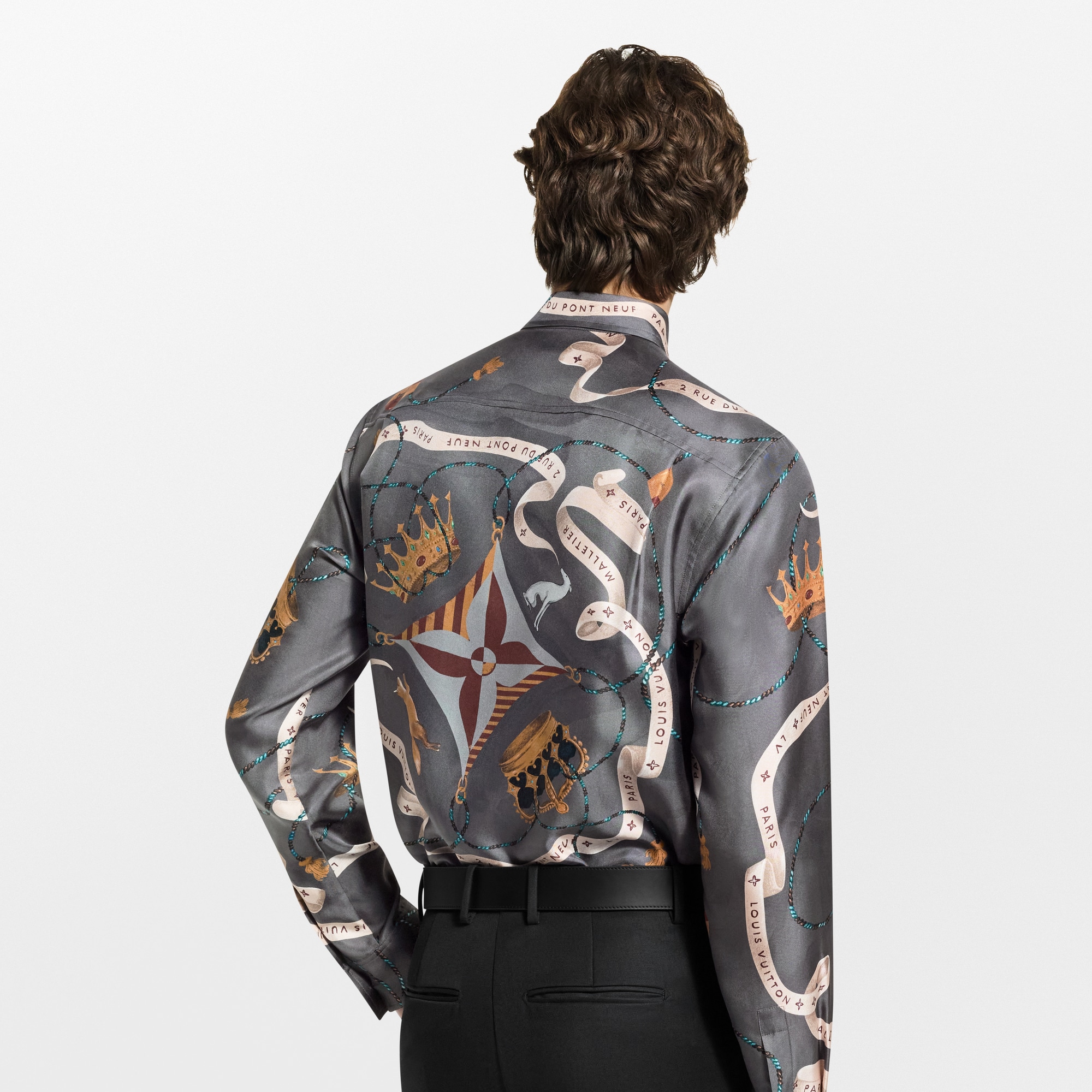  Ready to Wear Camisas Camisa de seda estampada | Louis Vuitton ® (Ampliar producto)