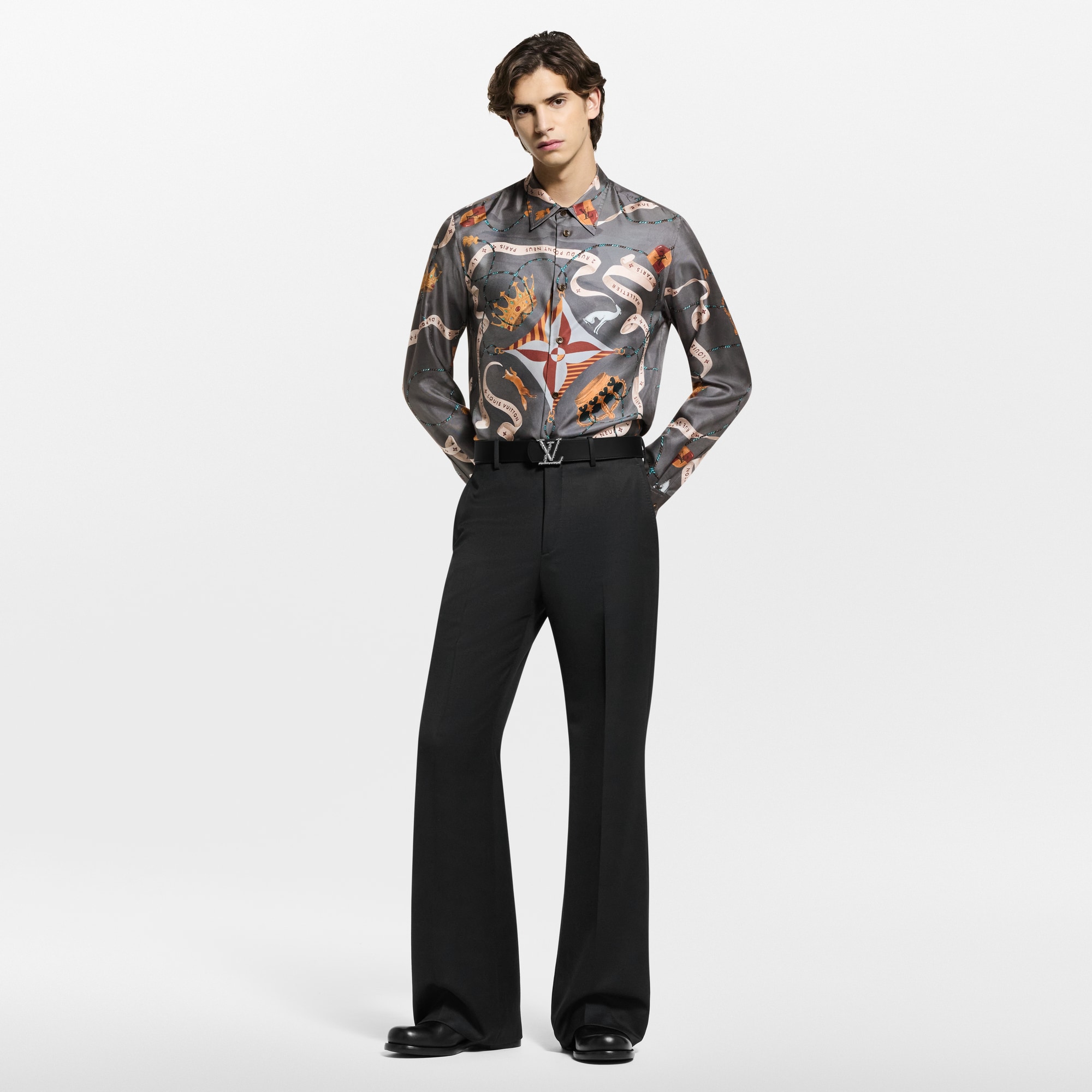  Ready to Wear Camisas Camisa de seda estampada | Louis Vuitton ® (Ampliar producto)