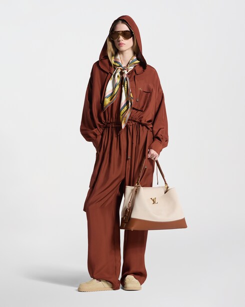 Ready-to-Wear Tops Hooded Washed Silk Shirt | Louis Vuitton ®