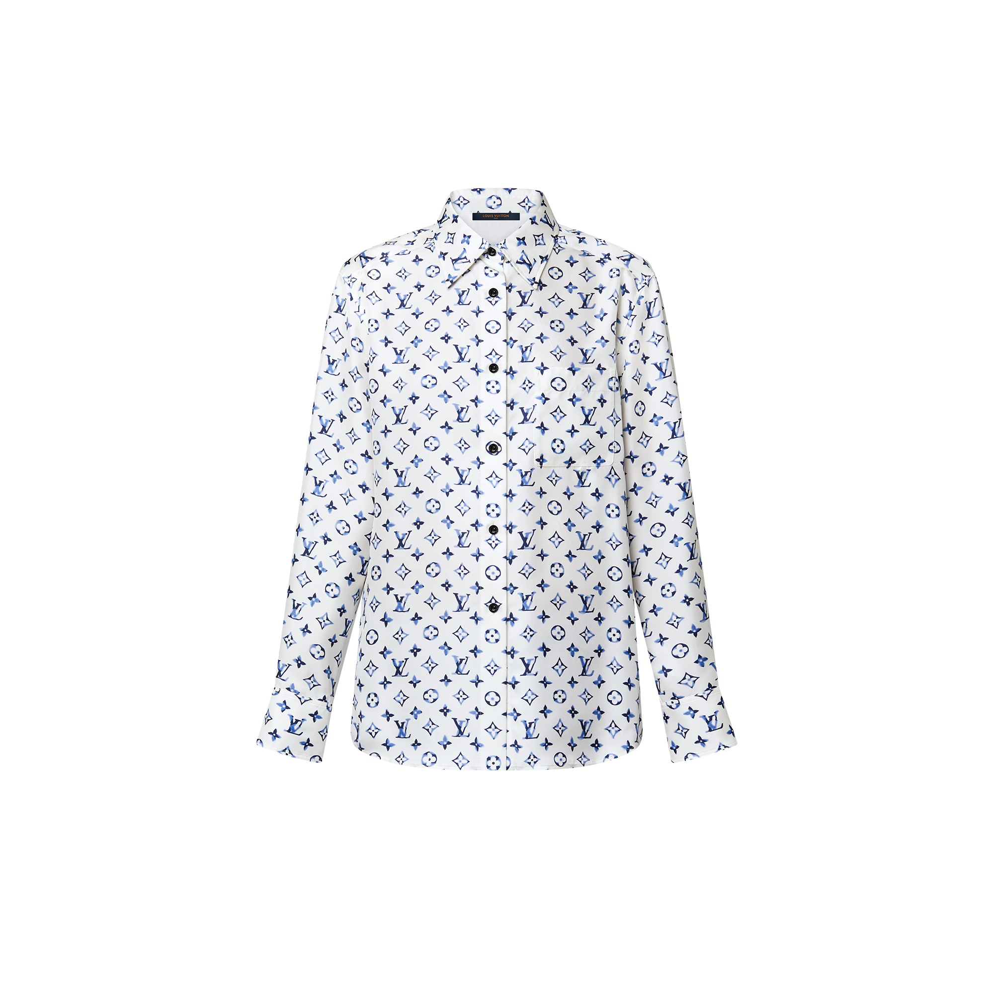  Ready to Wear Tops Camisa de seda Monograma | Louis Vuitton ® (Ampliar producto)