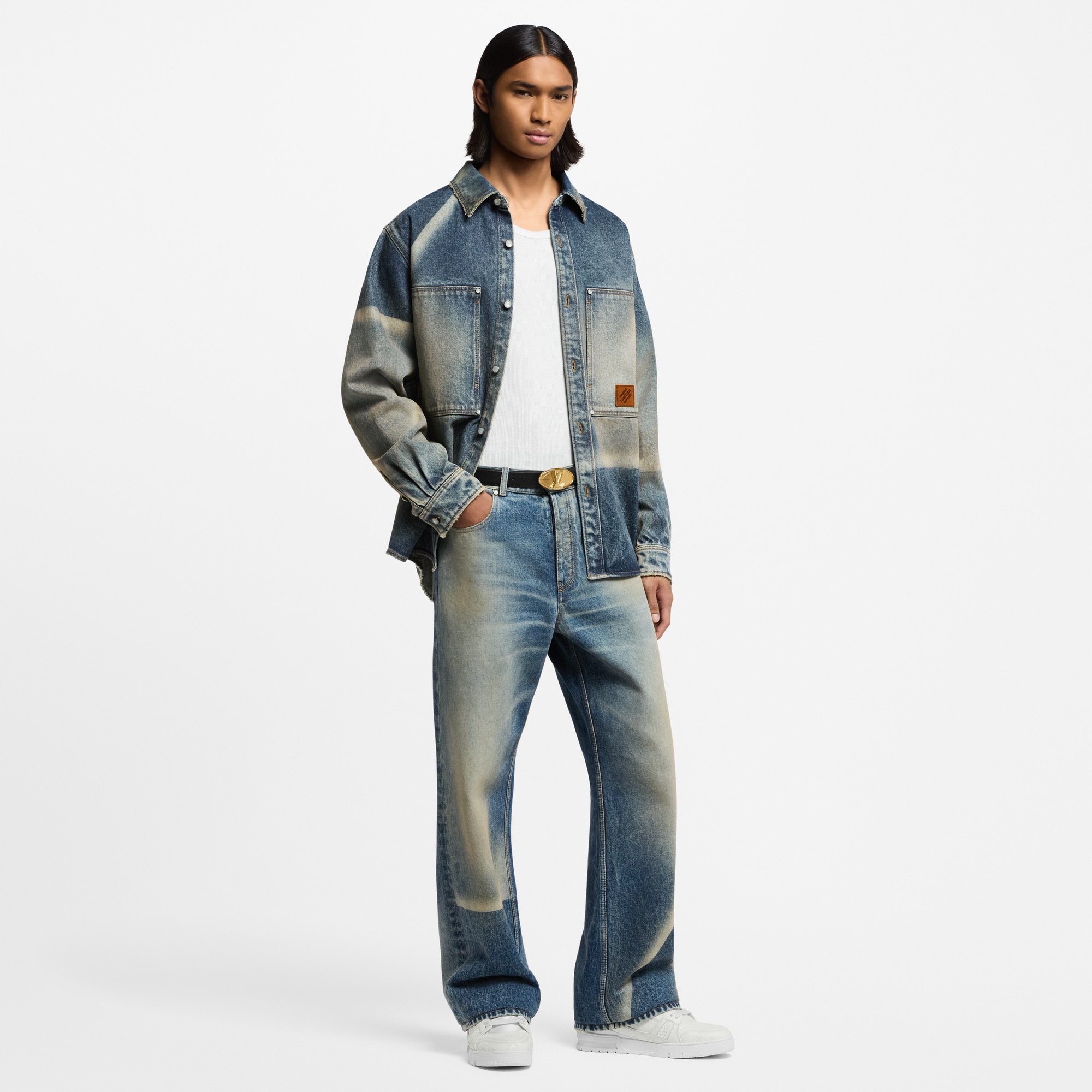  Ready to Wear Camisas Camisa denim de manga larga | Louis Vuitton ® (Ampliar producto)