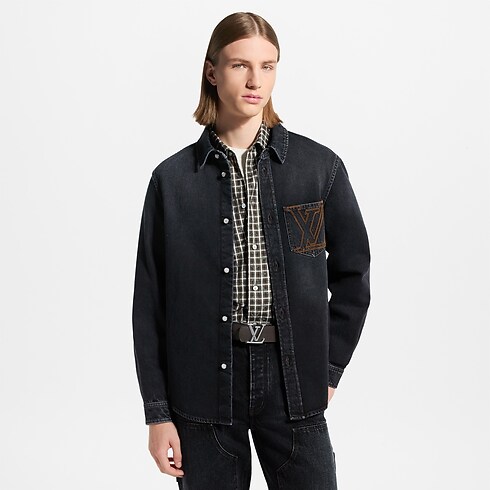 Ready-to-Wear Camisas Camisa denim de manga larga LV | Louis Vuitton ® (Ampliar producto)