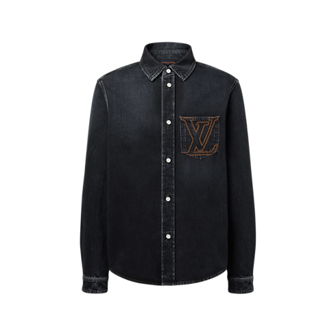 Ready-to-Wear Camisas Camisa denim de manga larga LV | Louis Vuitton ® (Ampliar producto)