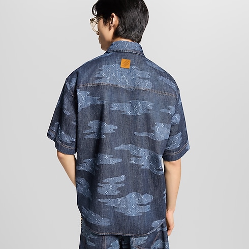 Ready to Wear Mezclilla Camisa en tejido cambray con motivo Monograma | Louis Vuitton ® (Ampliar producto)