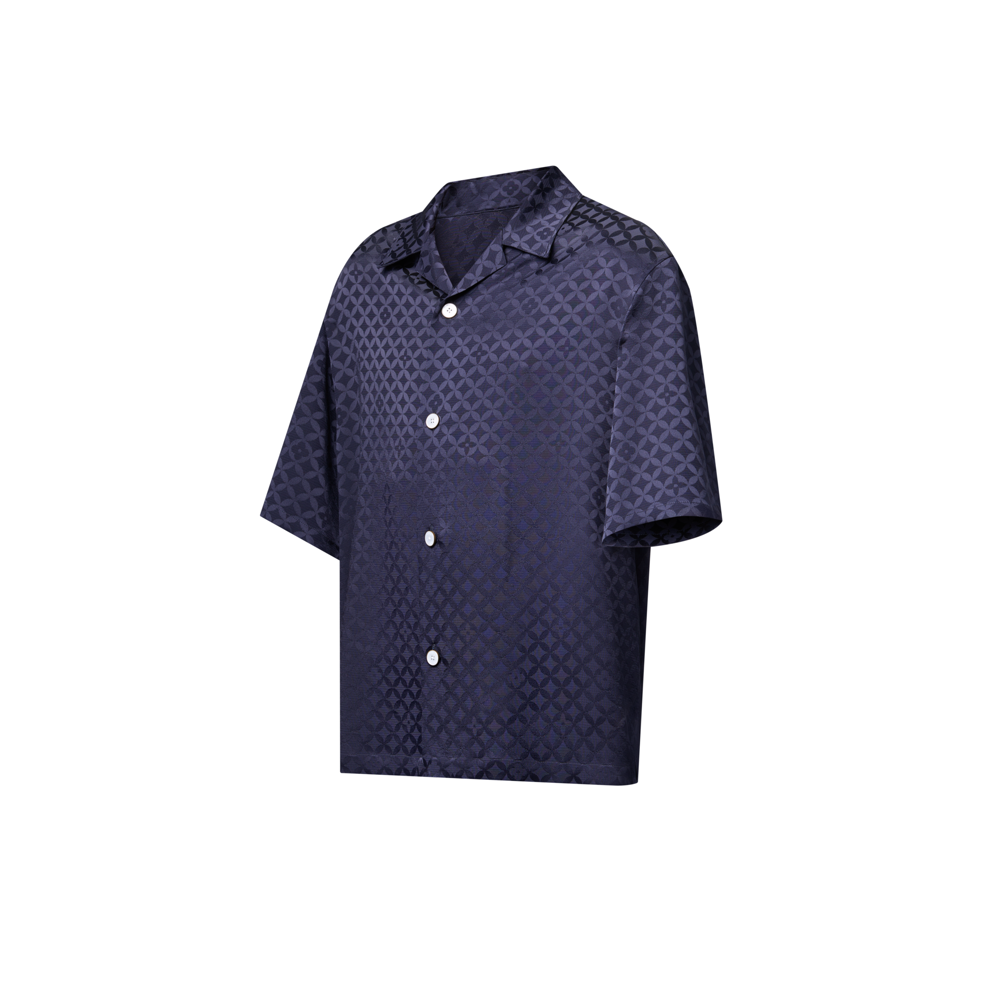  Ready to Wear Camisas Camisa gráfica de manga corta en tejido Jacquard | Louis Vuitton ® (Ampliar producto)