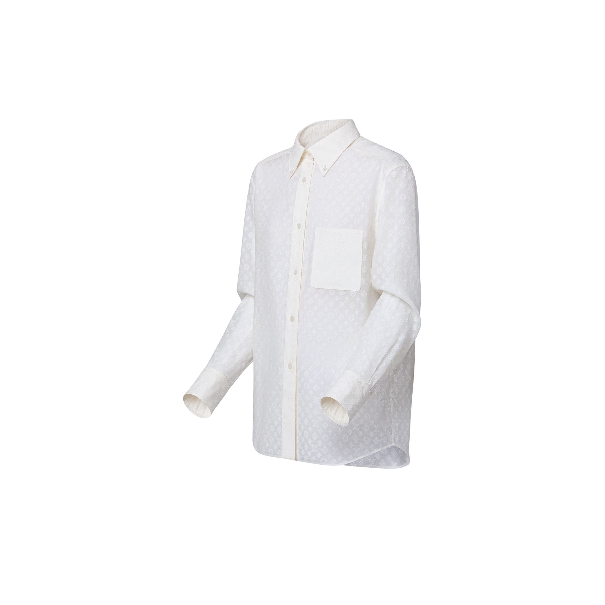  Ready to Wear Tops Camisa Monograma en fil coupé | Louis Vuitton ® (Ampliar producto)