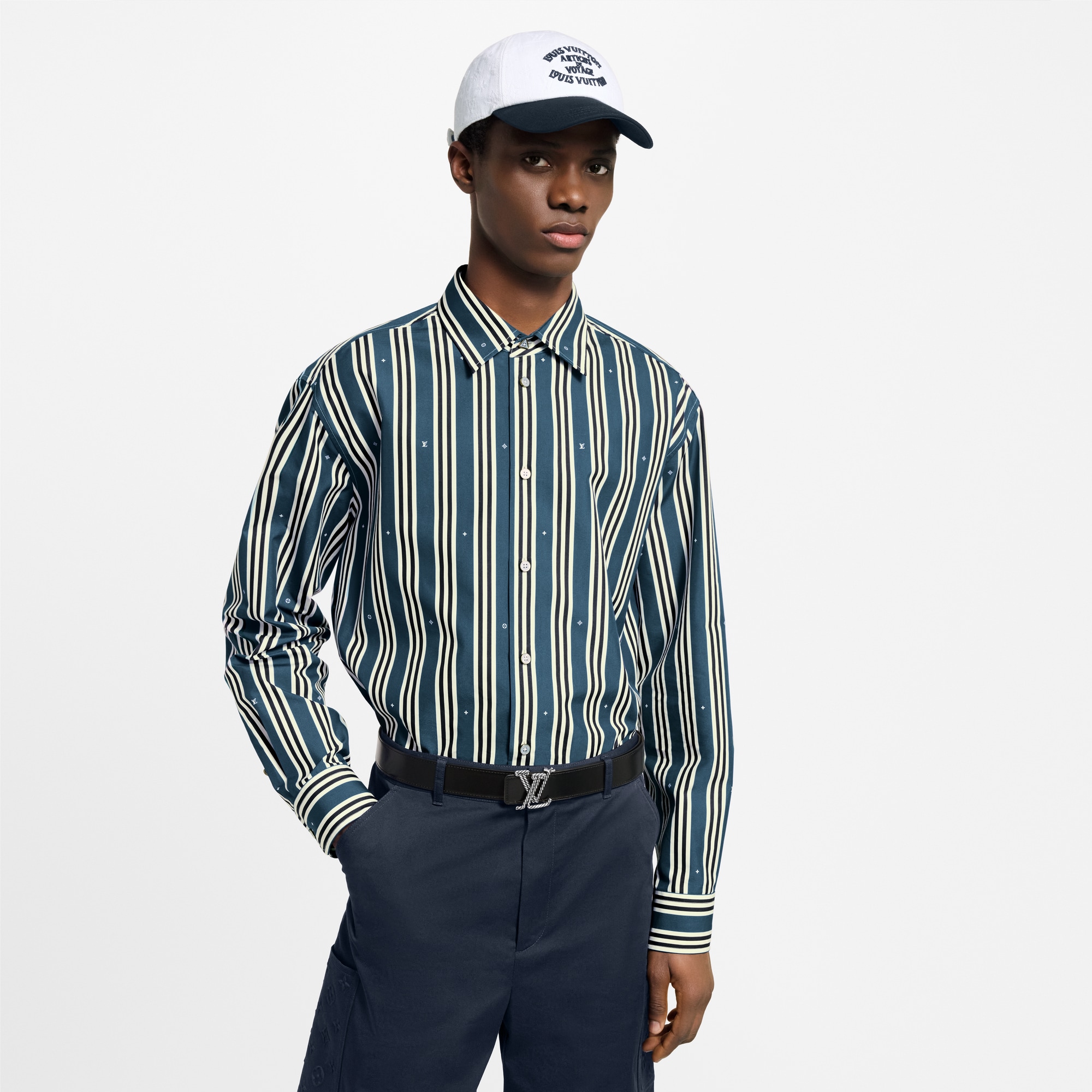  Ready to Wear Camisas Camisa oversize a rayas | Louis Vuitton ® (Ampliar producto)