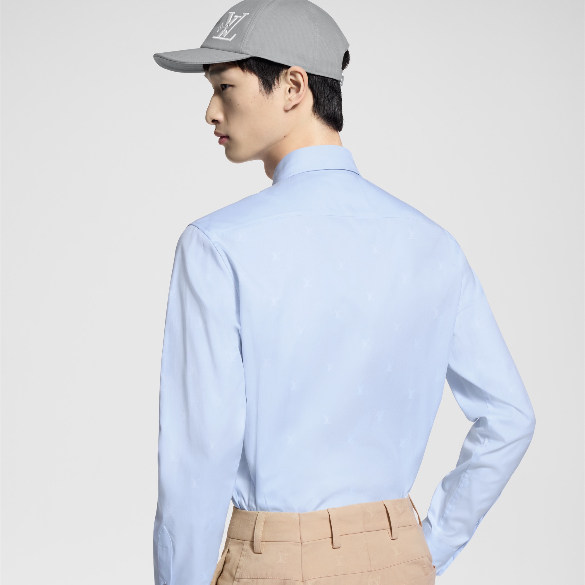  Ready to Wear Camisas Camisa Oxford en algodón estampado | Louis Vuitton ® (Ampliar producto)