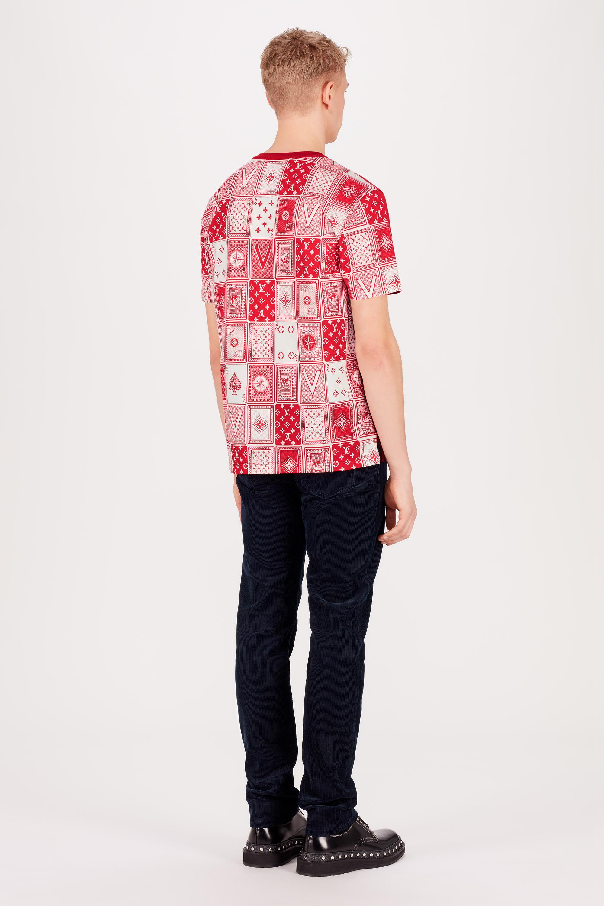  Ready to Wear Camisetas y camisas tipo polo Camiseta Con Estampado De Reverso De Carta | Louis Vuitton ® (Ampliar producto)