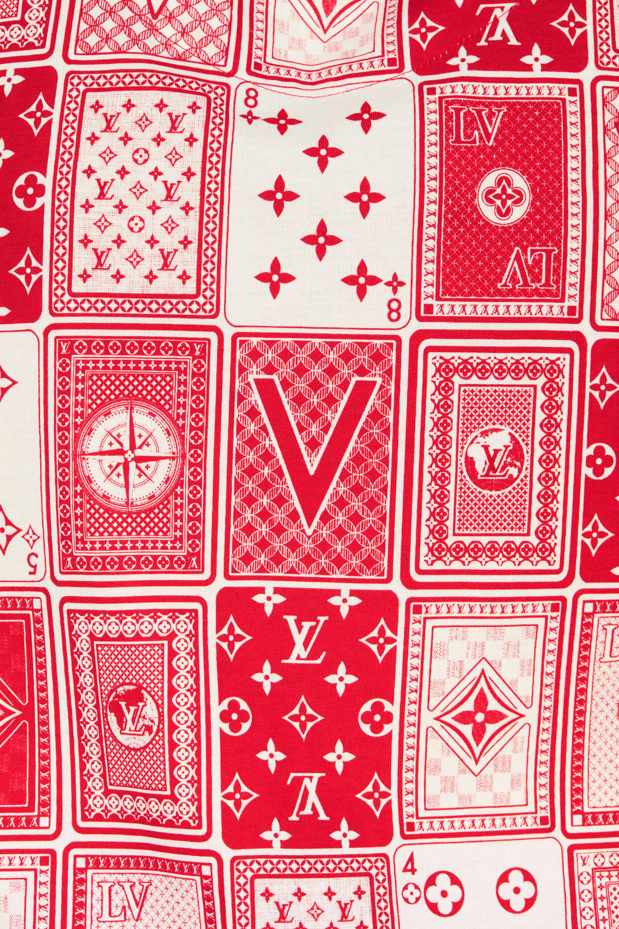  Ready to Wear Camisetas y camisas tipo polo Camiseta Con Estampado De Reverso De Carta | Louis Vuitton ® (Ampliar producto)