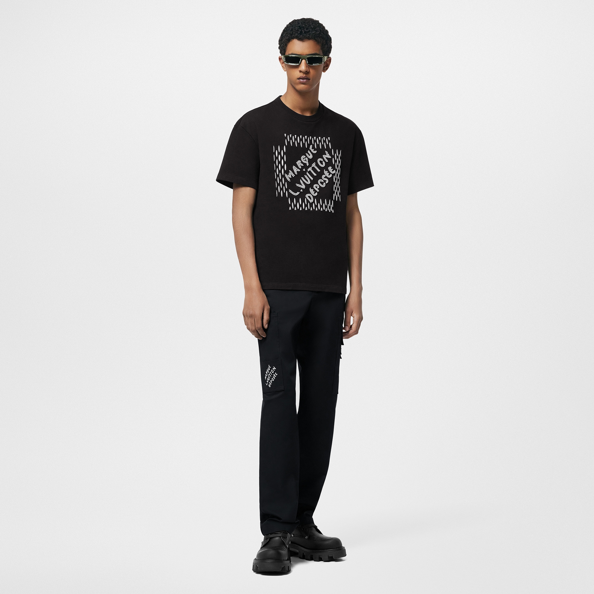  Ready to Wear Camisetas y camisas tipo polo Camiseta emblemática en algodón bordado | Louis Vuitton ® (Ampliar producto)
