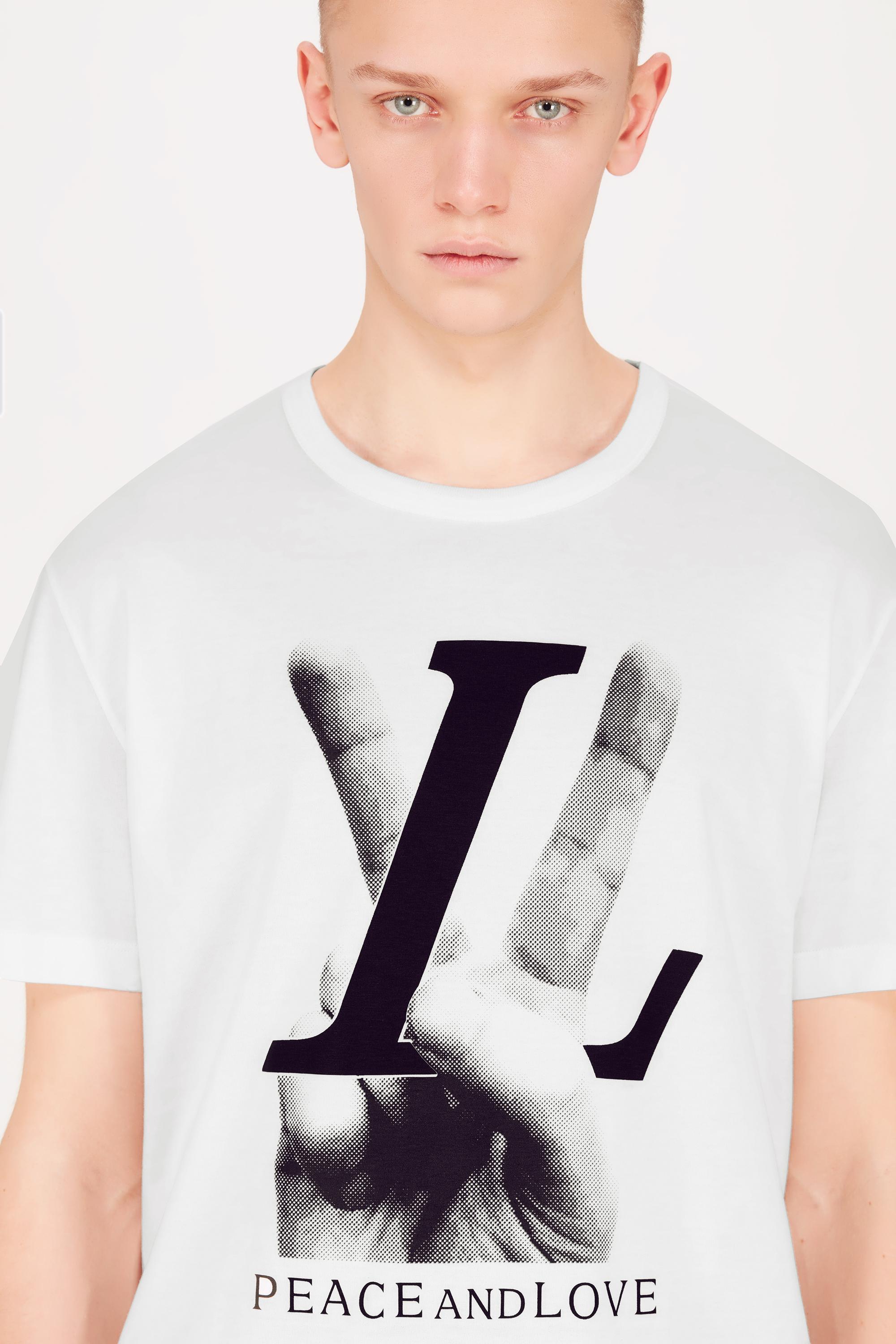  Ready to Wear Camisetas y camisas tipo polo Camiseta sin mangas con motivo Hand LV grande | Louis Vuitton ® (Ampliar producto)