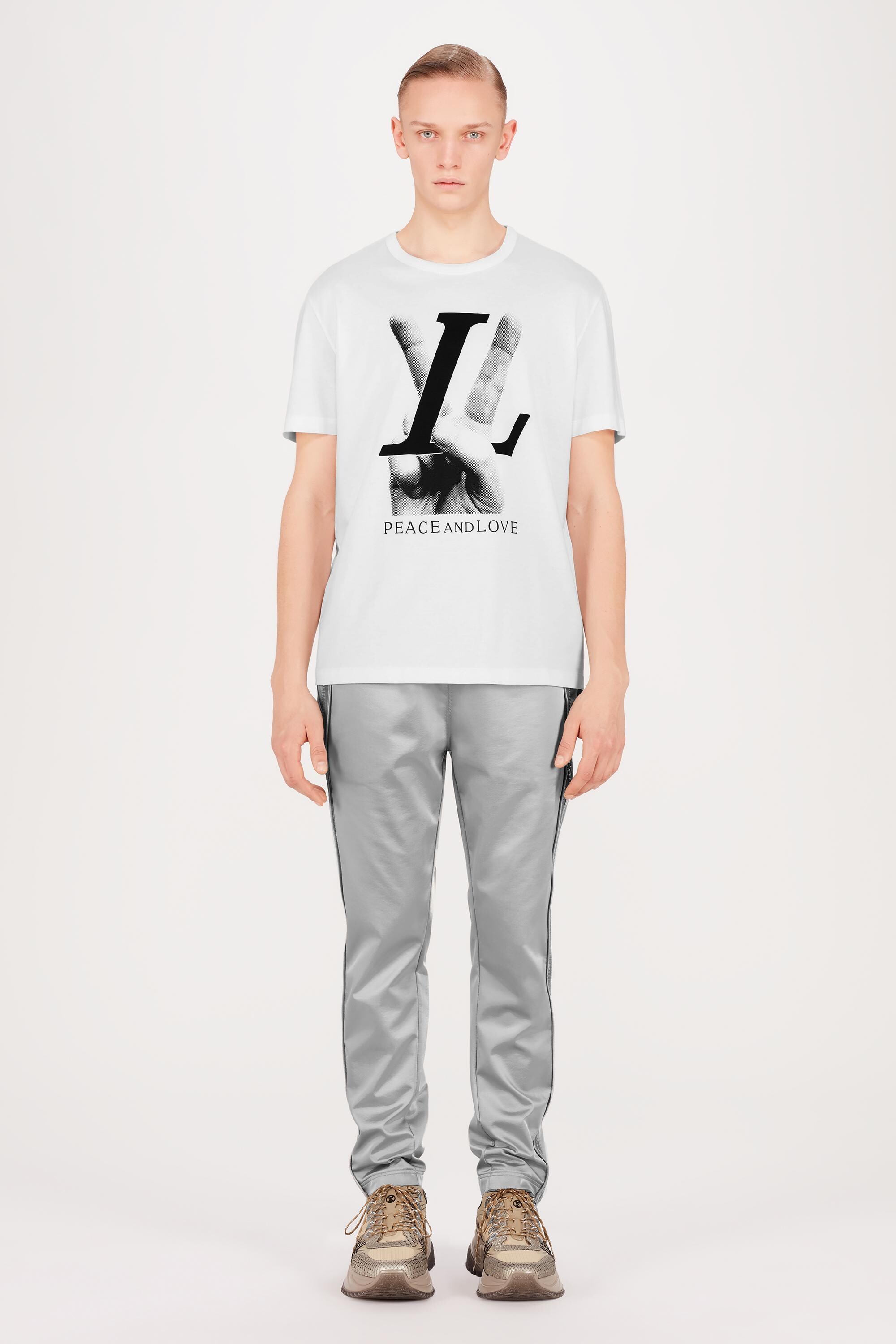  Ready to Wear Camisetas y camisas tipo polo Camiseta sin mangas con motivo Hand LV grande | Louis Vuitton ® (Ampliar producto)