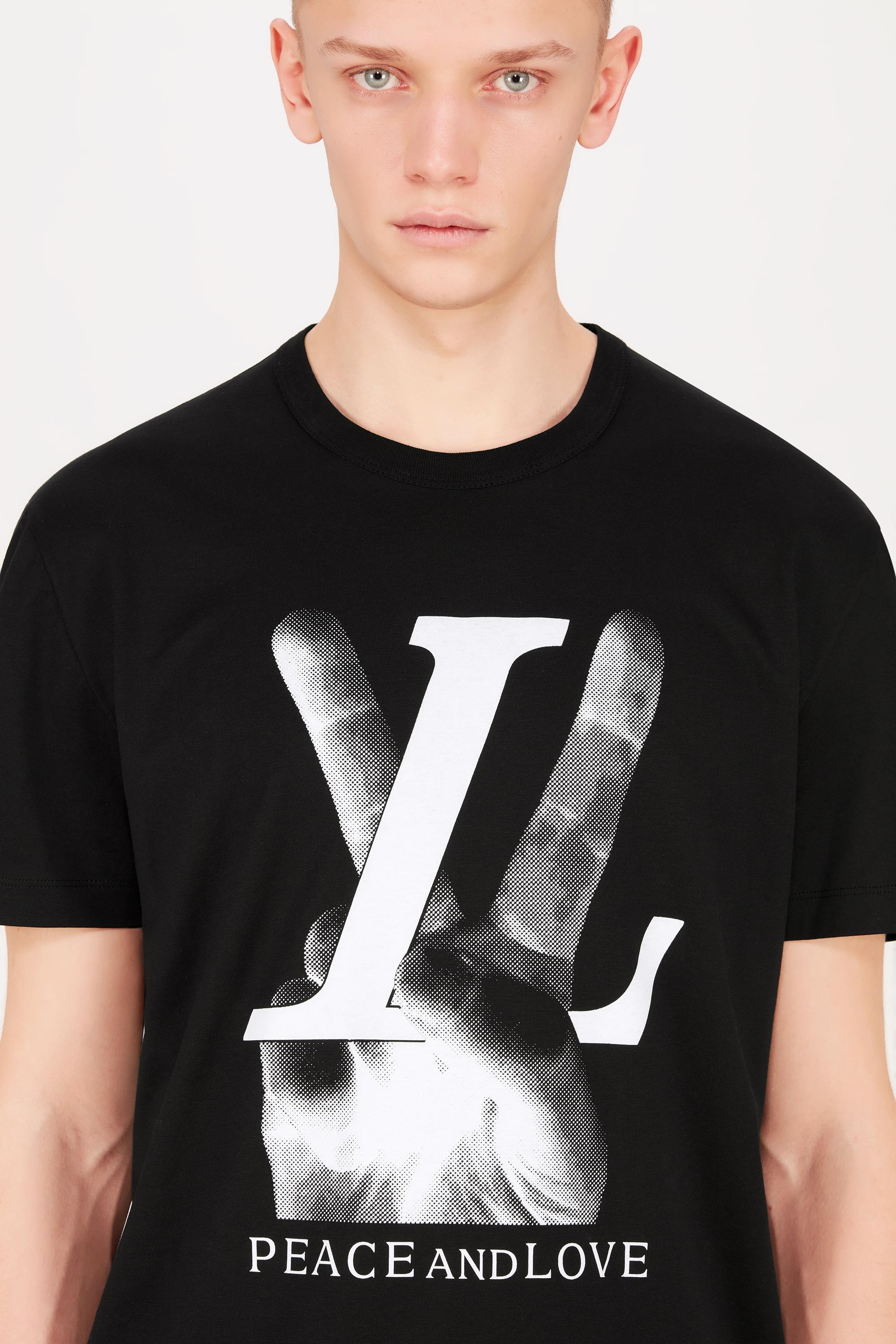  Ready to Wear Camisetas y camisas tipo polo Camiseta sin mangas con motivo Hand LV grande | Louis Vuitton ® (Ampliar producto)