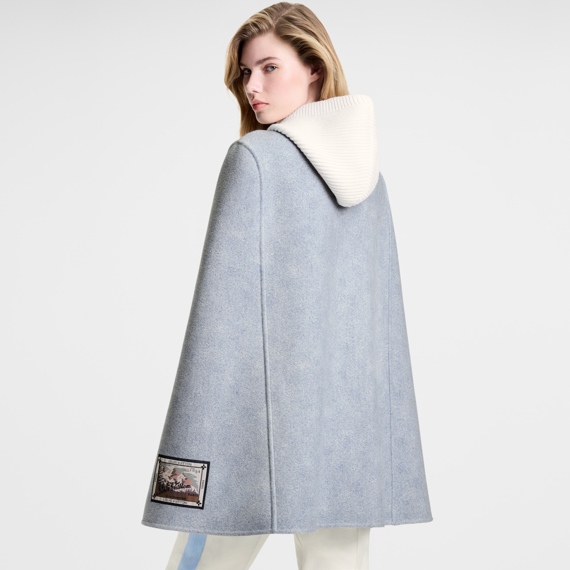  Ready to Wear Abrigos y chaquetas Capa de doble cara con efecto denim | Louis Vuitton ® (Ampliar producto)