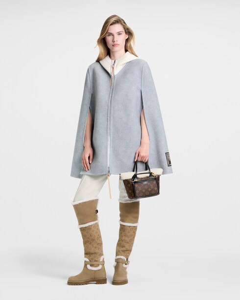 Discontinued Product Obs 10 Denim-Effect Double Face Cape | Louis Vuitton ®