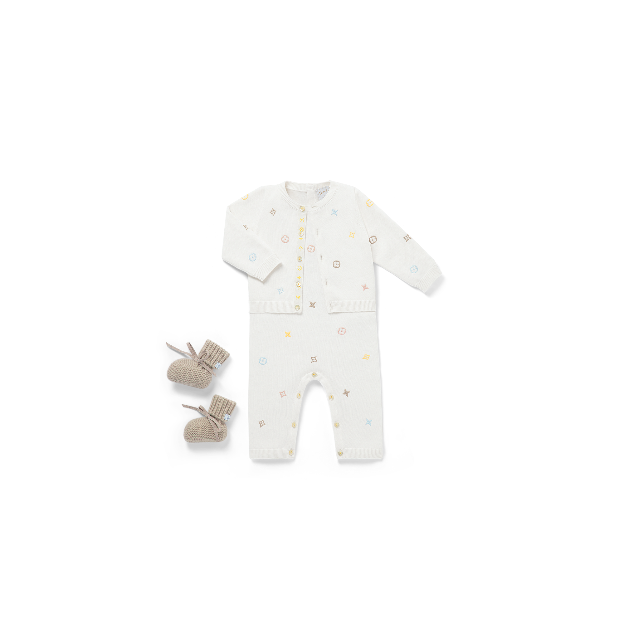 S00 Regalos para bebés } Cárdigan bordado Meli Melo | Louis Vuitton ® (Ampliar producto)