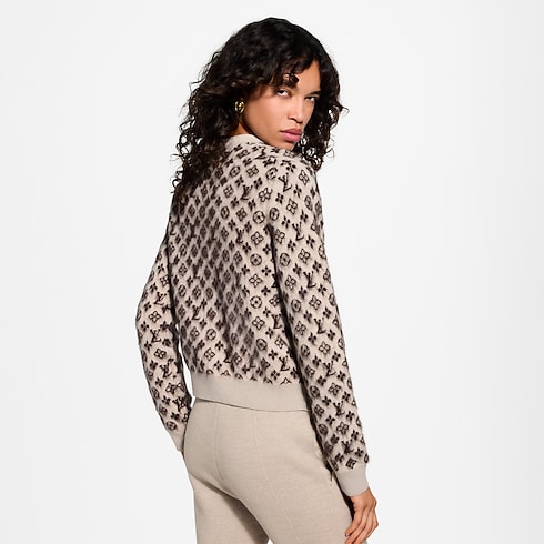 Novedades de Mujer } Cárdigan cepillado Monograma | Louis Vuitton ® (Ampliar producto)