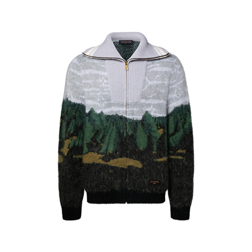 Ready-to-Wear Prendas Tejidas y Sudaderas Cárdigan con cuello cisne y cierre | Louis Vuitton ® (Ampliar producto)