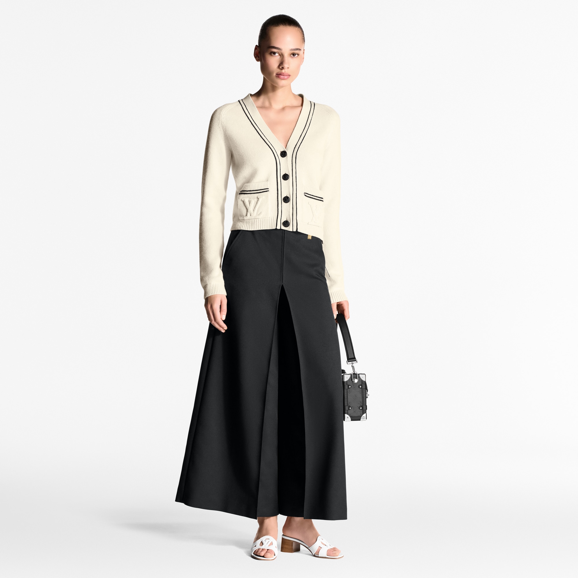  Ready to Wear Prendas tejidas Cárdigan con detalle de rayas | Louis Vuitton ® (Ampliar producto)