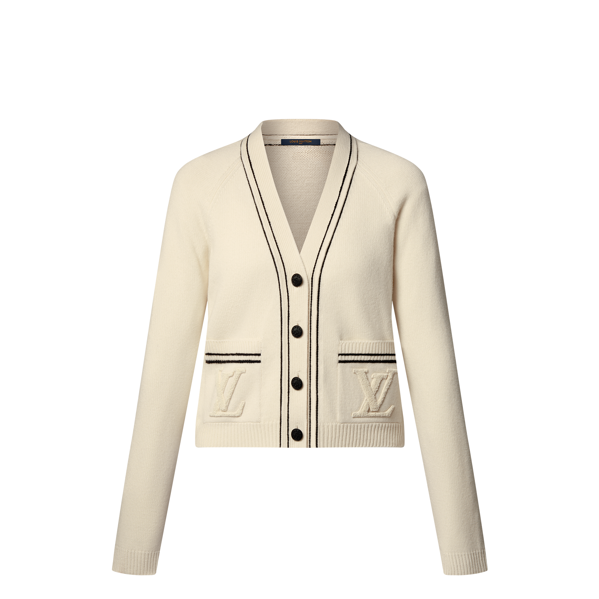  Ready to Wear Prendas tejidas Cárdigan con detalle de rayas | Louis Vuitton ® (Ampliar producto)