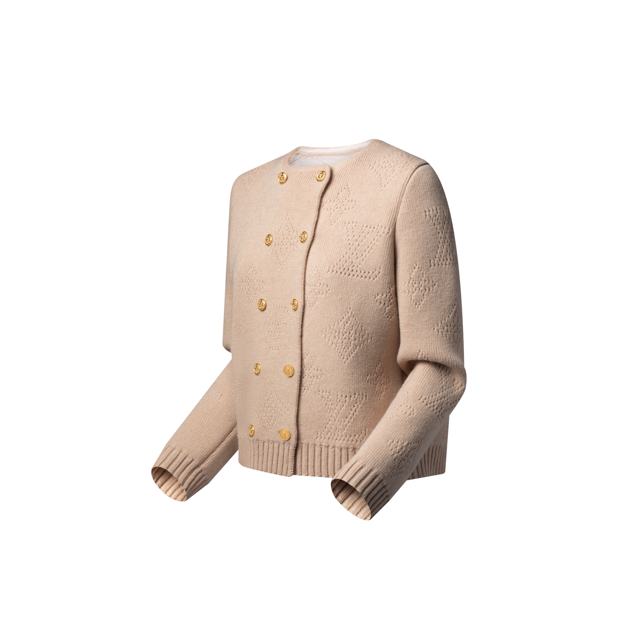  Ready to Wear Prendas tejidas Cárdigan con motivo Mahina Monograma | Louis Vuitton ® (Ampliar producto)