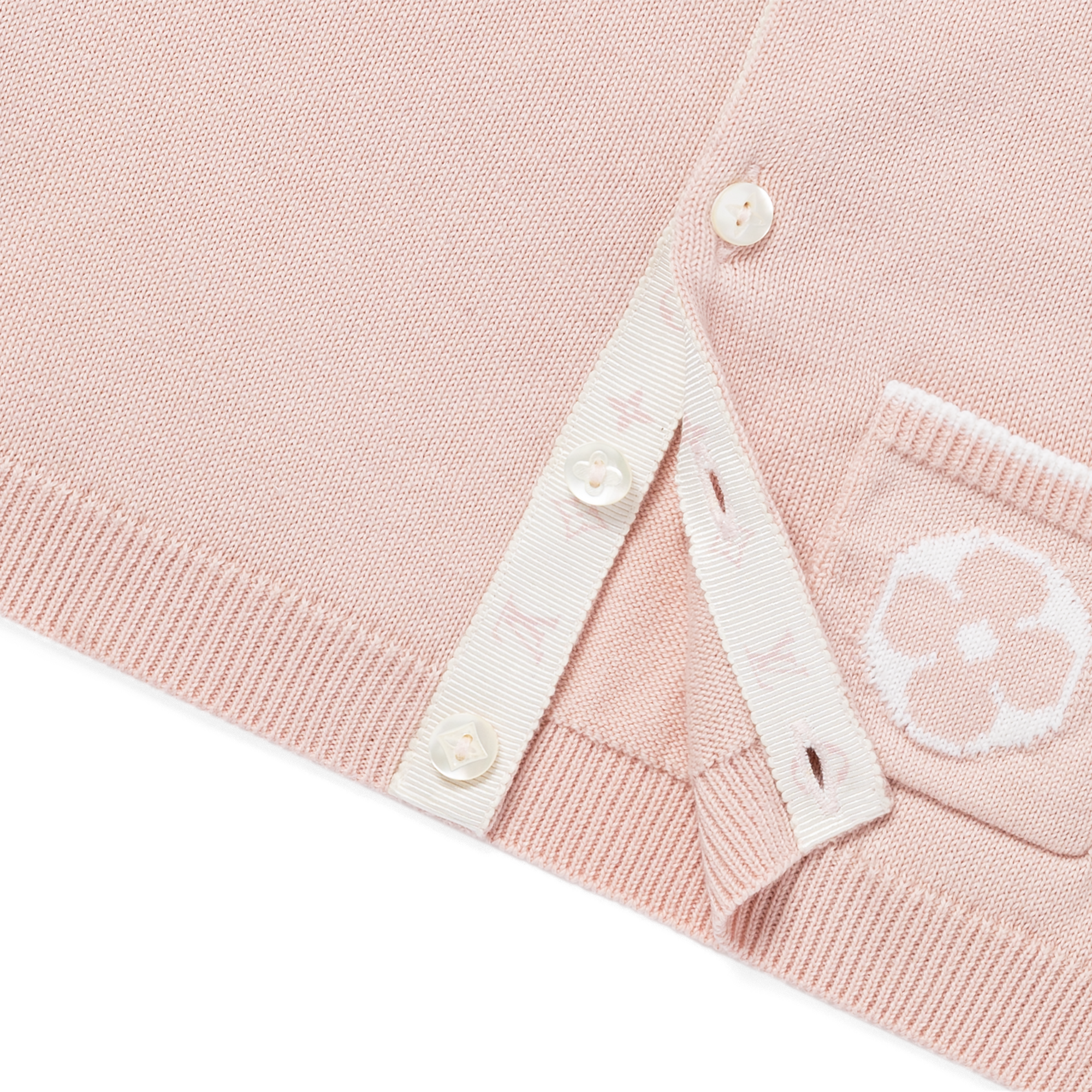 S00 Regalos para bebés } Cárdigan con un bolsillo | Louis Vuitton ® (Ampliar producto)