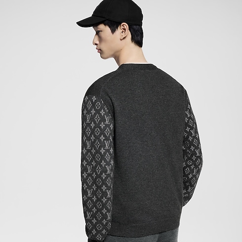 Ready to Wear Prendas tejidas y sudaderas Cárdigan en mezcla de cachemir con motivo Monograma | Louis Vuitton ® (Ampliar producto)