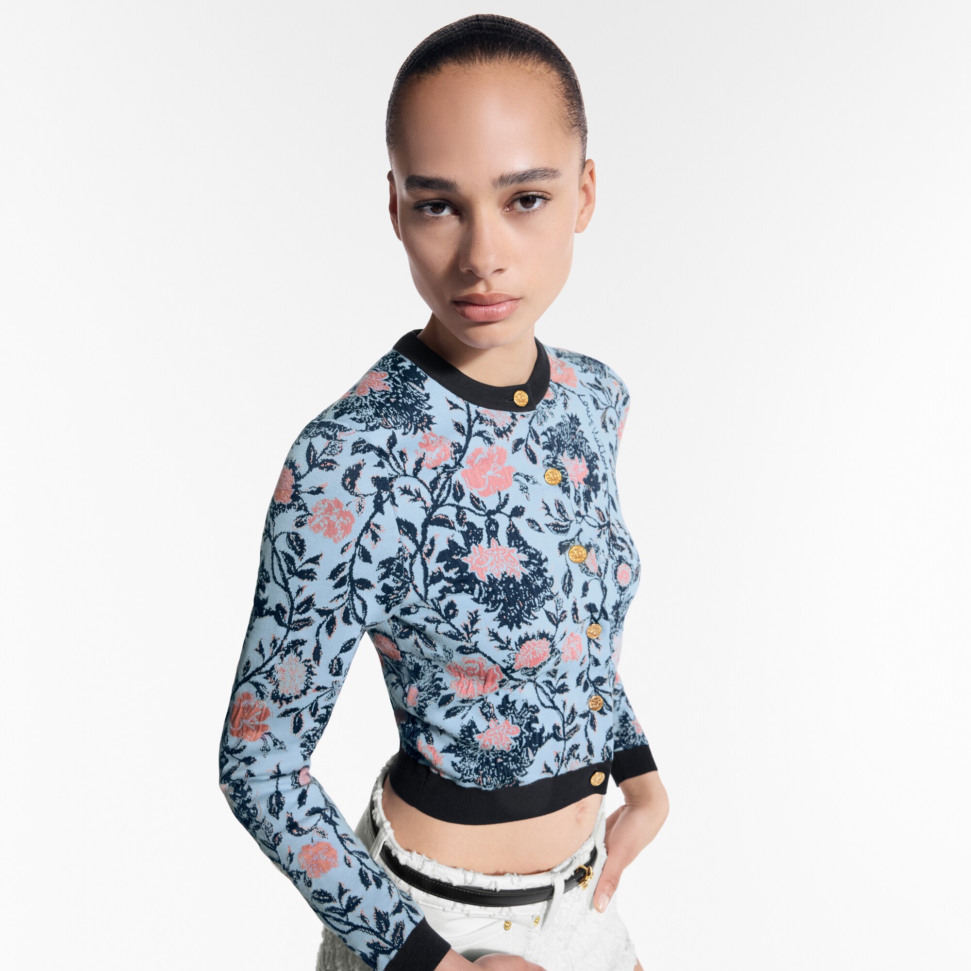  Ready to Wear Prendas tejidas Cárdigan floral | Louis Vuitton ® (Ampliar producto)