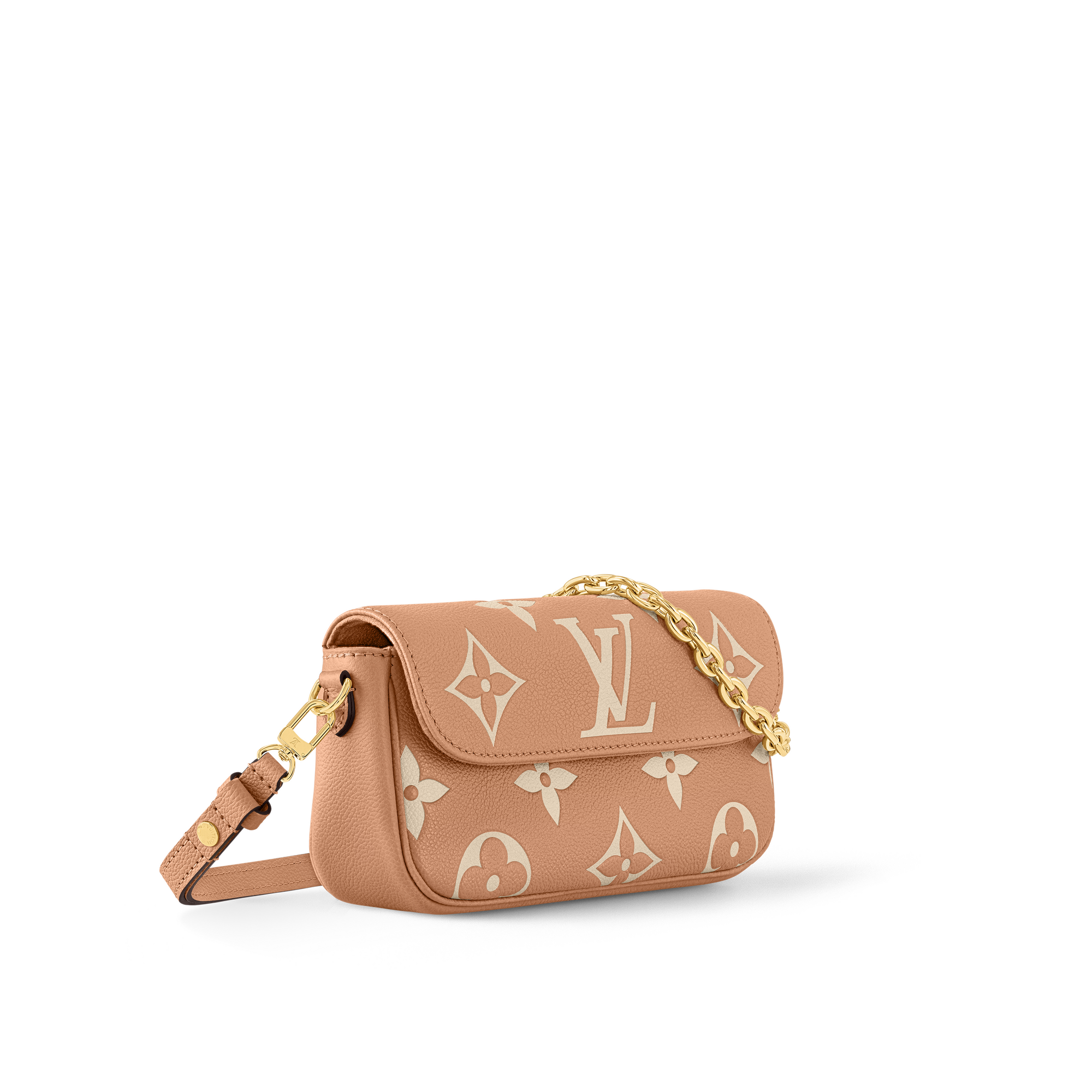 Bicolor Monogram Empreinte Leather Carteras y artículos de piel pequeños Carteras con cadena y Micro Bolsas Cartera con cadena Ivy | Louis Vuitton ® (Ampliar producto)
