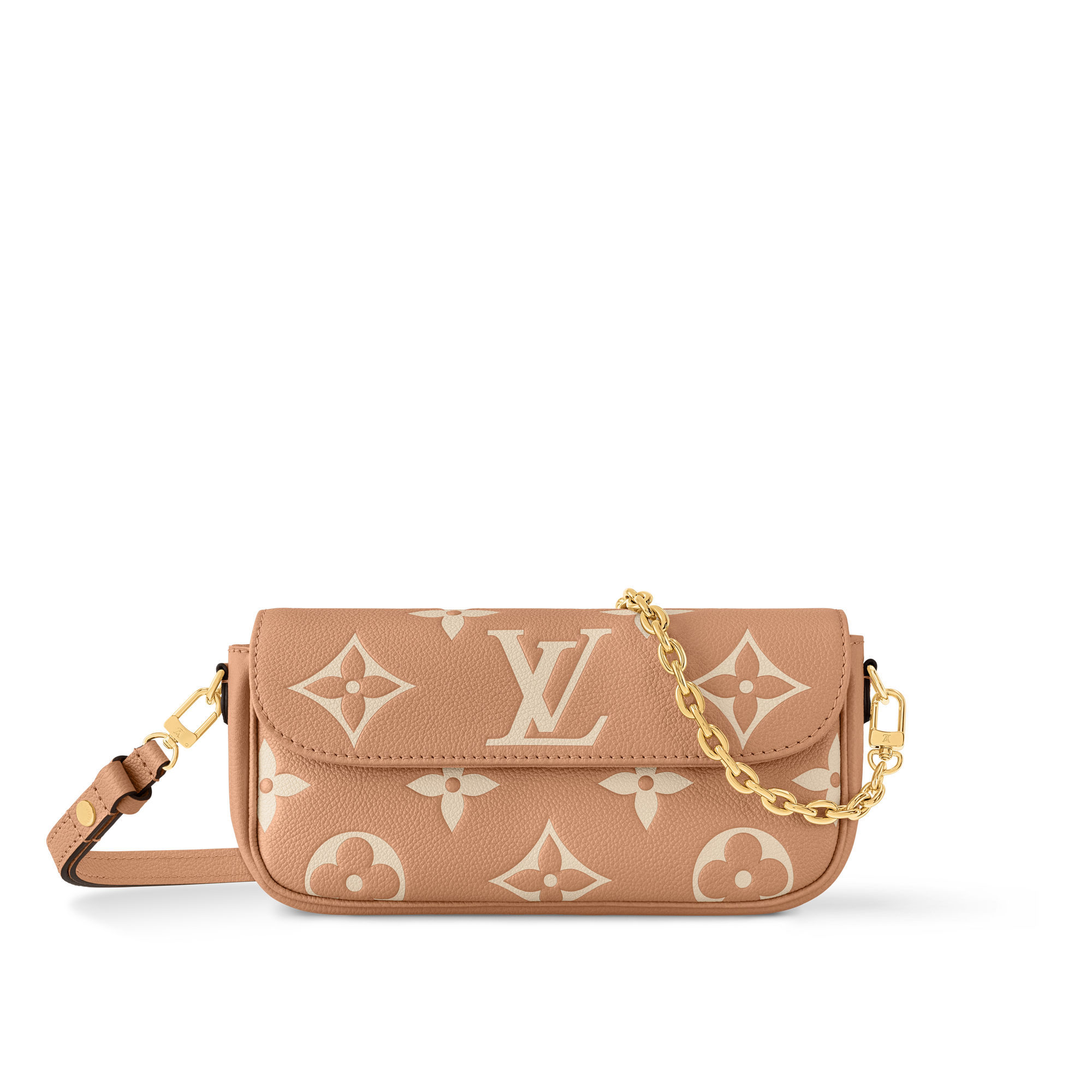 Bicolor Monogram Empreinte Leather Carteras y artículos de piel pequeños Carteras con cadena y Micro Bolsas Cartera con cadena Ivy | Louis Vuitton ® (Ampliar producto)