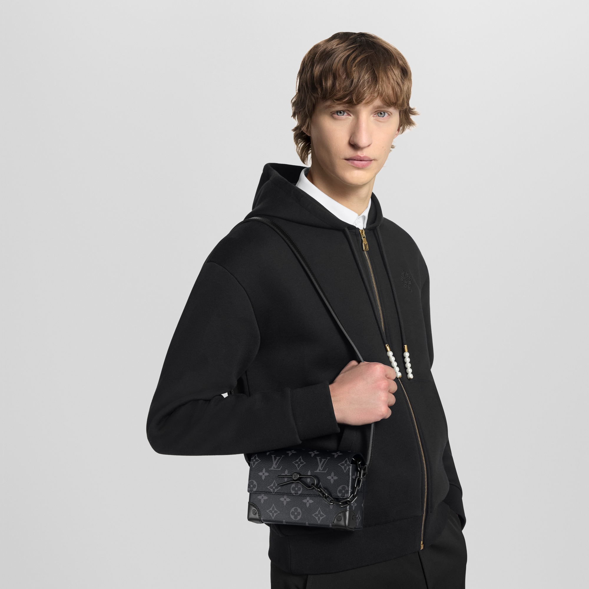 Monogram Eclipse Bolsas All Collections Cartera con correa Steamer | Louis Vuitton ® (Ampliar producto)