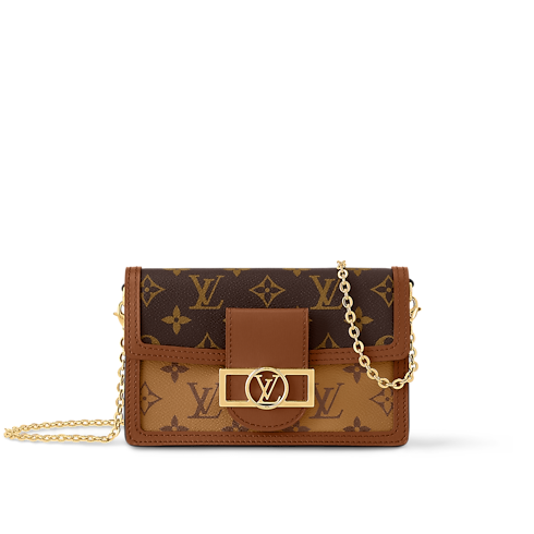 Autres Toiles Monogram Carteras y artículos de piel pequeños Todas las carteras y artículos de piel pequeños Cartera Dauphine con cadena | Louis Vuitton ® (Ampliar producto)