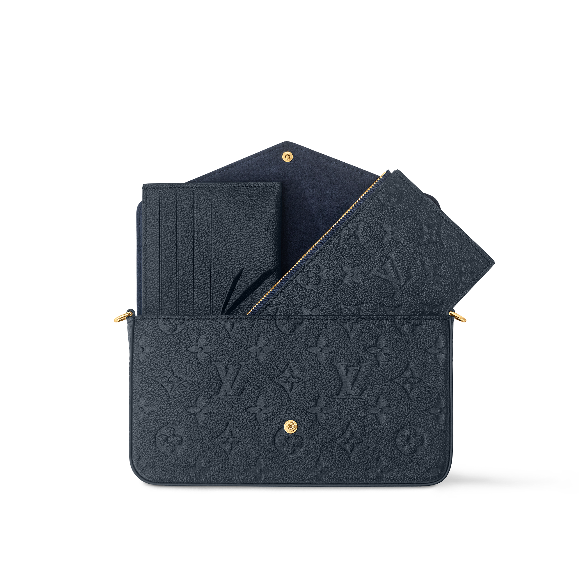 Monogram Empreinte Carteras y artículos de piel pequeños Carteras con cadena y Micro Bolsas Cartera de mano Félicie | Louis Vuitton ® (Ampliar producto)