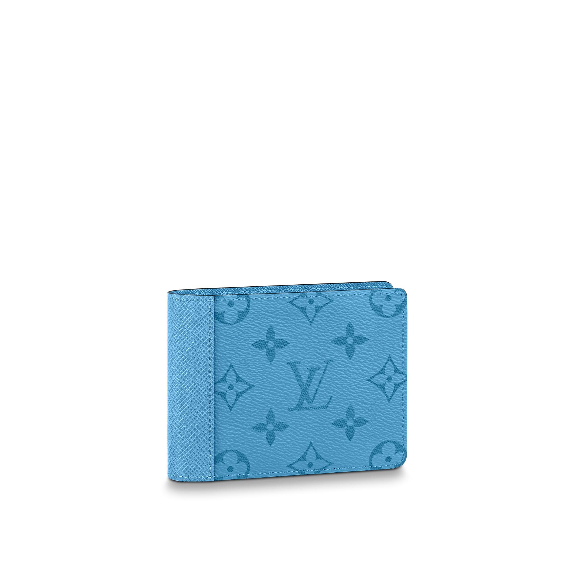 cartera louis vuitton hombre azul