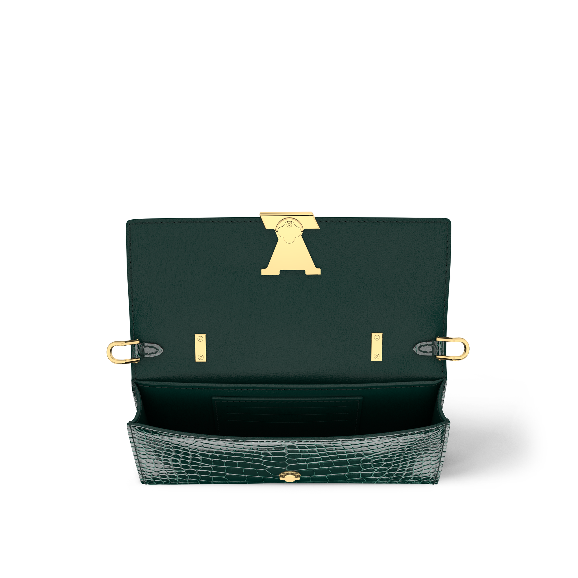 Crocodilien Brillant Carteras y artículos de piel pequeños Carteras de piel exótica Cartera On Chain Capucines | Louis Vuitton ® (Ampliar producto)