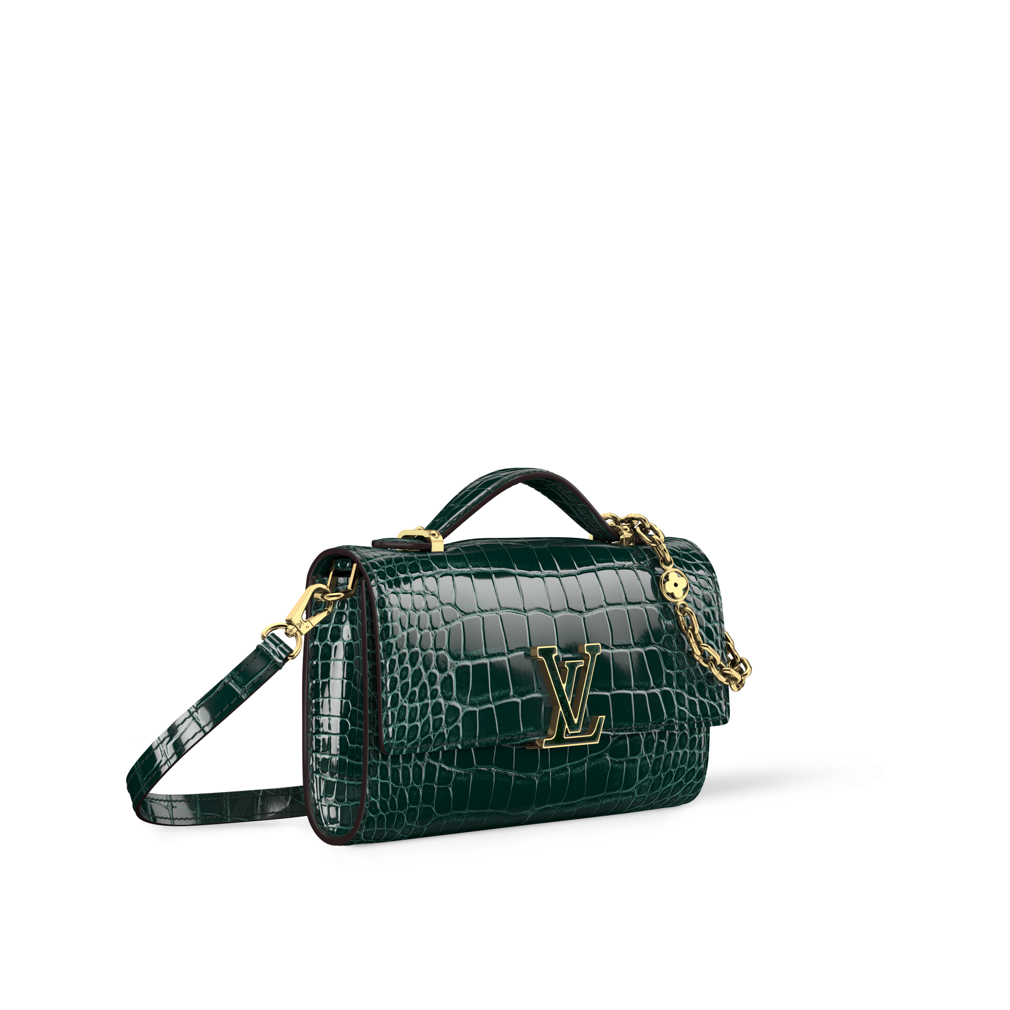 Crocodilien Brillant Carteras y artículos de piel pequeños Carteras de piel exótica Cartera On Chain Capucines | Louis Vuitton ® (Ampliar producto)