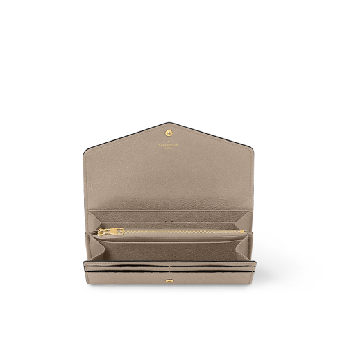 Monogram Empreinte Carteras y artículos de piel pequeños Carteras largas Cartera Sarah | Louis Vuitton ® (Ampliar producto)